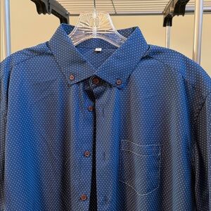 State and Liberty Blue Short Sleeve Shirt